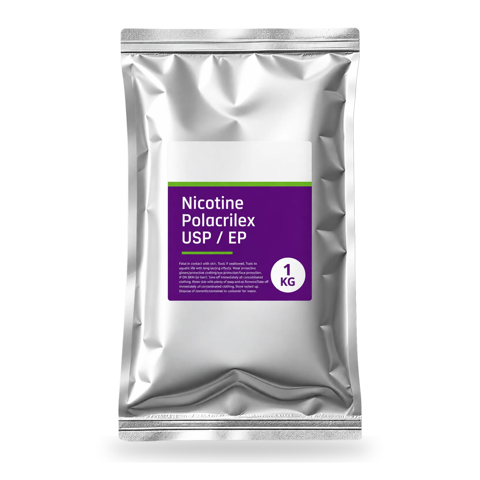 Nicotine Polacrilex product packaging